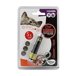 Aime Jouet Pointeur Laser 5en1 - Pour Chat