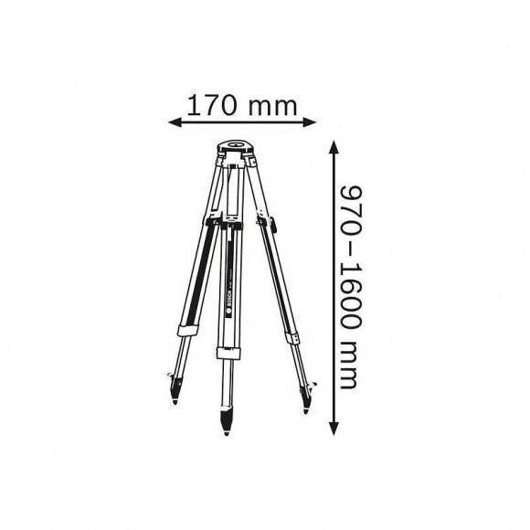 Trépied Bosch Bt 160 Professional