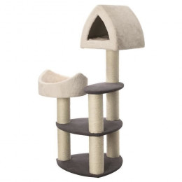 Trixie Arbre A Chat Marcy Soft - 130 Cm - Creme Et Gris