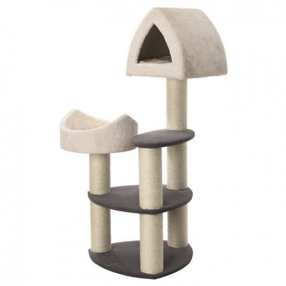 Trixie Arbre A Chat Marcy Soft - 130 Cm - Creme Et Gris