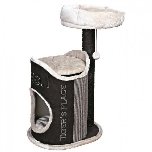 Trixie Arbre A Chat Susana 90cm - Noir Et Gris Clair