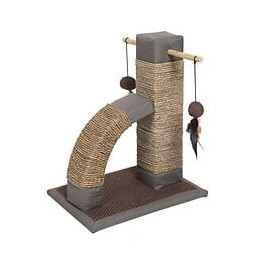 Mpets - Griffoir Elbrus - Pour Chat - Gris Et Marron