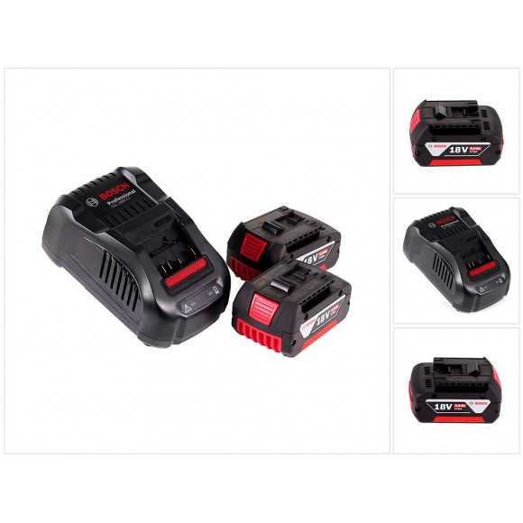Power Set Bosch (2 X 18v 5,0 Ah Gal1880cv)