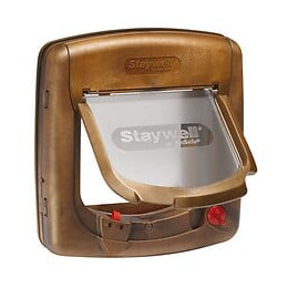 Petsafe Porte Staywell Magnetique Deluxe 4 Positions - Brun - Pour Chat