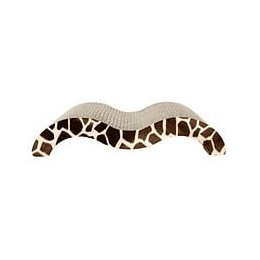 Cat Love Griffoir En Forme Ondulee Avec Herbe A Chat - Motif De Girafe - 45 X 22 X 9 Cm 17,7 X 8,6 X 3,5 Po