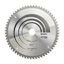 Lame Coupe Fine Et Nette Bosch Optiline Pour Finition Bois