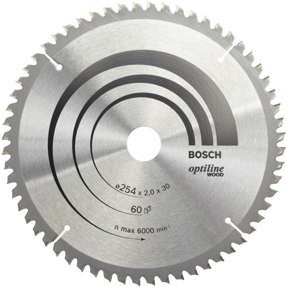 Lame Coupe Fine Et Nette Bosch Optiline Pour Finition Bois