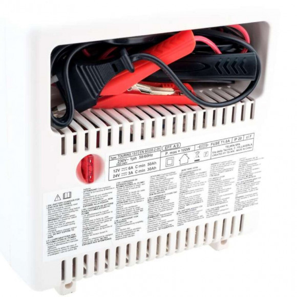 Chargeur De Batterie 12v-24v Telwin Touring 15