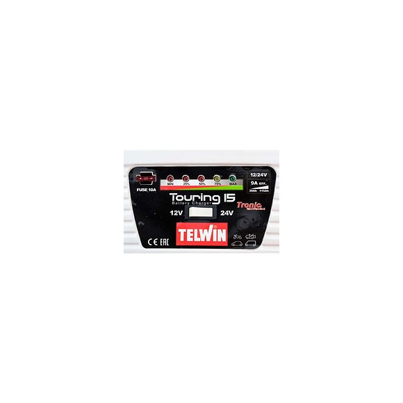 Chargeur De Batterie 12v-24v Telwin Touring 15
