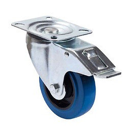 Roulette Pivotante Avec Frein, Ø125mm Charge Lourde