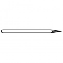 Pointe Vitrier En Acier Poli Vissal 1,3x18 Mm  80g