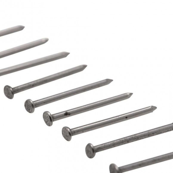 Pointe En Acier Poli Vissal À Tête Plate 1,0x15 Mm  Boite De 80g