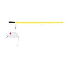Trixie Canne A Peche Avec Souris Peluche 100 Cm Pour Chat