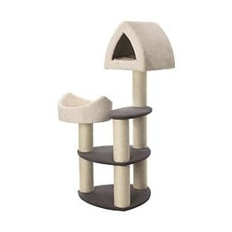 Trixie Arbre A Chat Marcy Soft - 130 Cm - Creme Et Gris