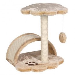 Trixie Vitoria Arbre A Chat Hauteur 43 Cm Beige Peluche Et Sisal Naturel