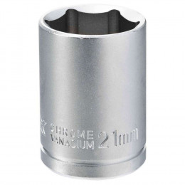 Douille 6 Pans 1/2” Cr-v 21 Mm