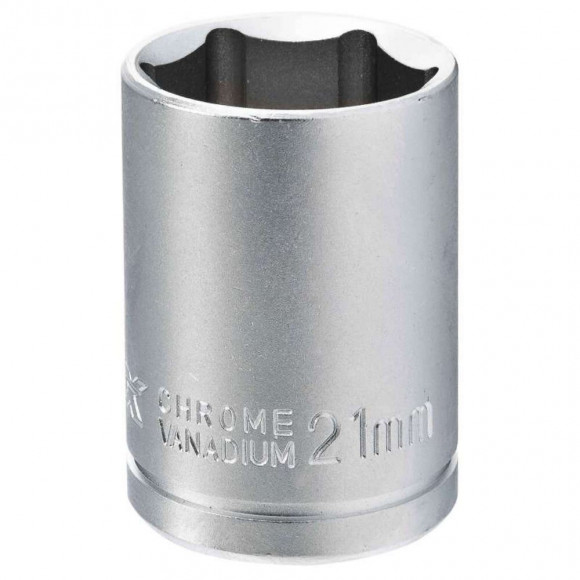 Douille 6 Pans 1/2” Cr-v 21 Mm