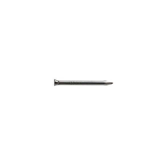 Pointe En Acier Poli Vissal À Tête D'homme 1x15 Mm  Boite De 80g