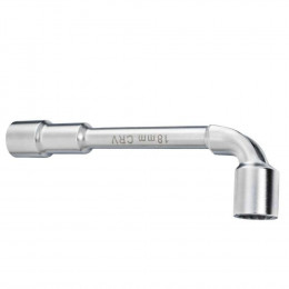 Clé À Pipe Débouchée Cr-v 18 Mm