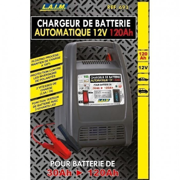 Chargeur De Batterie 120 Ah Automatique