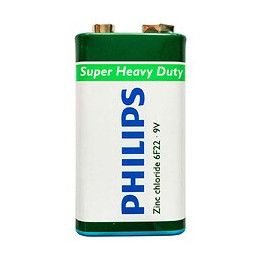 Pile Philips 9 Volts Carrée Alcaline 1pc