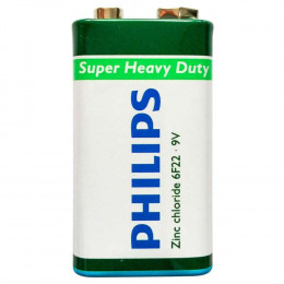 Pile Philips 9 Volts Carrée Alcaline 1pc