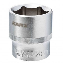 Douille 6 Pans 1/2” Cr-v 28 Mm