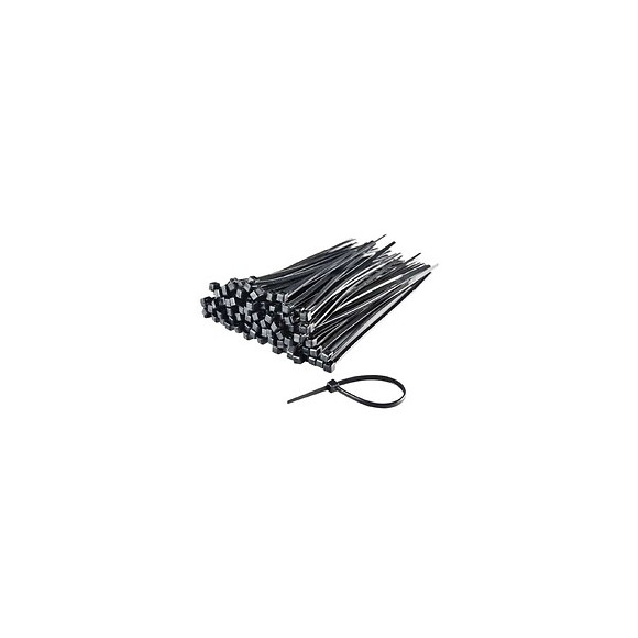 Colliers Rapides En Nylon Noir X100 100 X 2,5 Mm