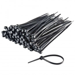 Colliers Rapides En Nylon Noir X100 100 X 2,5 Mm