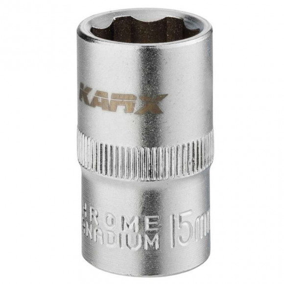 Douille 6 Pans 1/2” Cr-v 15 Mm