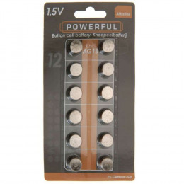 Pile Bouton Ag13-lr44 Les 12 Pièces