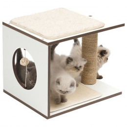 Arbre A Chat Vesper V-stool Blanc