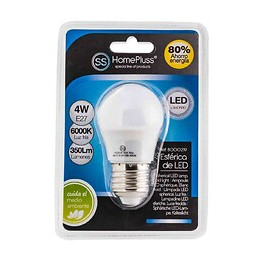 Ampoule Led Ronde E27 4w Blanc/froid