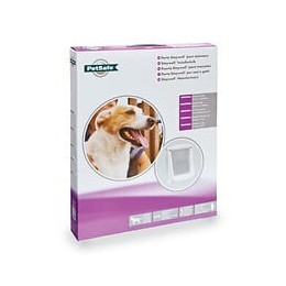 Petsafe Porte Staywell A 2 Positions - Blanc - Pour Chat Jusqua 45 Kg