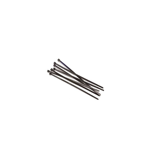 Colliers Rapides En Nylon Noir X100 200 X 2,5 Mm