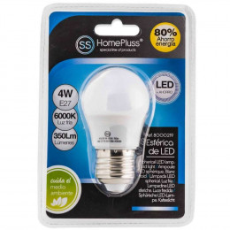 Ampoule Led Ronde E27 4w Blanc/froid