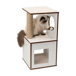 Arbre A Chat Vesper V-box Small Blanc