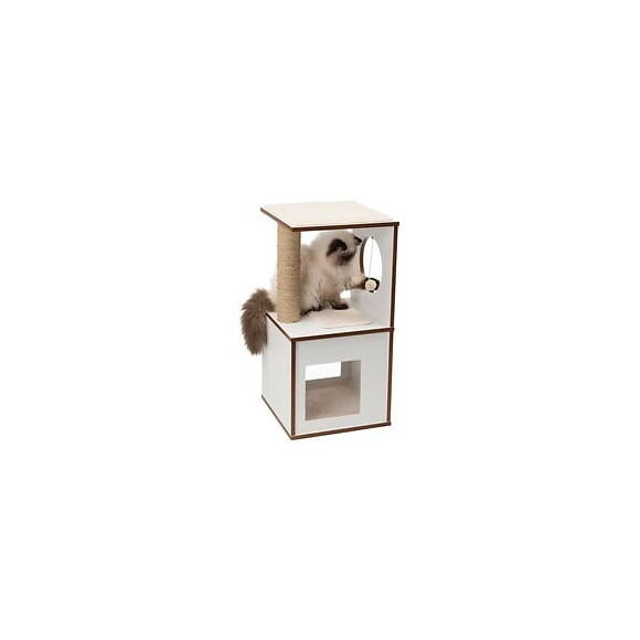 Arbre A Chat Vesper V-box Small Blanc