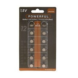 Pile Bouton Ag3-lr41 Les 12 Pièces