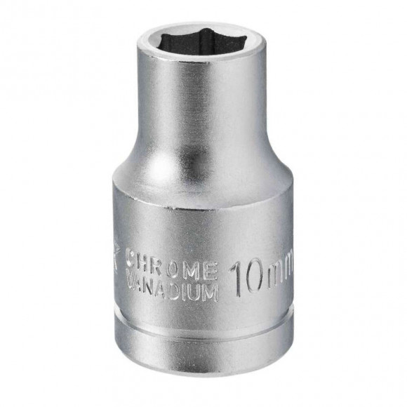 Douille 6 Pans 1/2” Cr-v 10 Mm