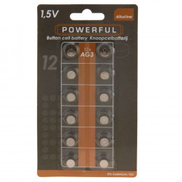 Pile Bouton Ag3-lr41 Les 12 Pièces