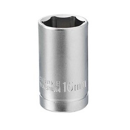 Douille 6 Pans 1/2” Cr-v 16 Mm