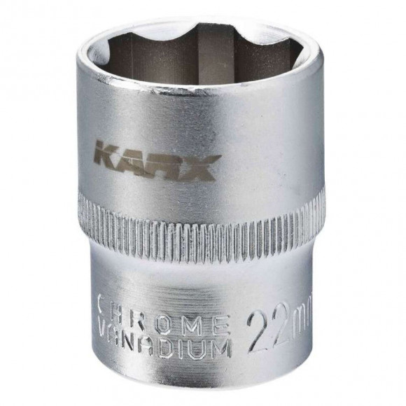 Douille 6 Pans 1/2” Cr-v 22 Mm