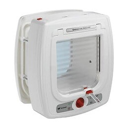 Ferplast Chatiere A Puce Swing Microchip - 22,5 X 16,2 X 25,2 Cm - Blanc - Pour Chat