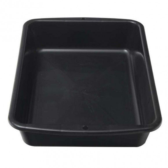 Auge De Maçon En Plastique Noir Mondelin 10 Litres  448x330x95cm