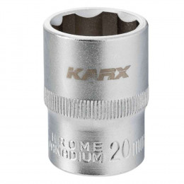 Douille 6 Pans 1/2” Cr-v 20 Mm