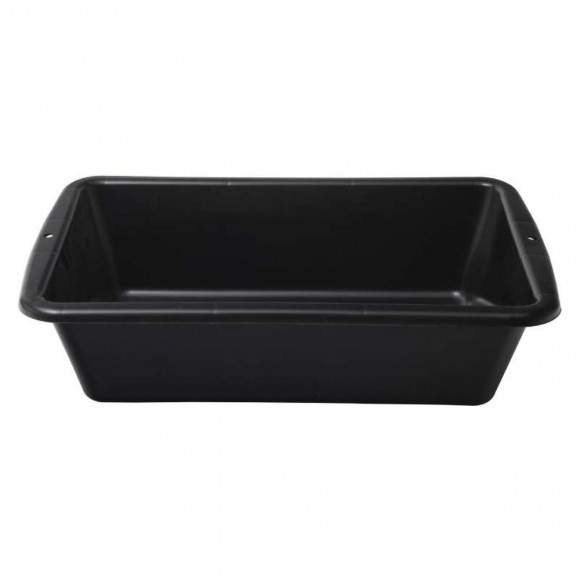 Auge De Maçon En Plastique Noir Mondelin 25 Litres  625x425x160cm