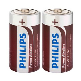 Pile Philips Lr14  C  Alcaline 2pcs