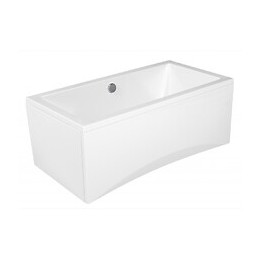 Baignoire Rectangulaire Intro 150x75 À Encastrer En Acrylique + Tablier Central