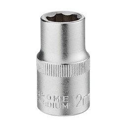 Douille 6 Pans 1/2” Cr-v 12 Mm